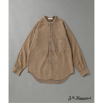 《予約》J.S.Homestead / スタンドカラー シャツ （グレーB）｜詳細画像