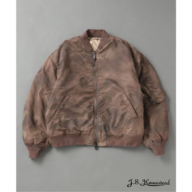 《予約》J.S.Homestead / ダークリー MA-1 （ブラウン）