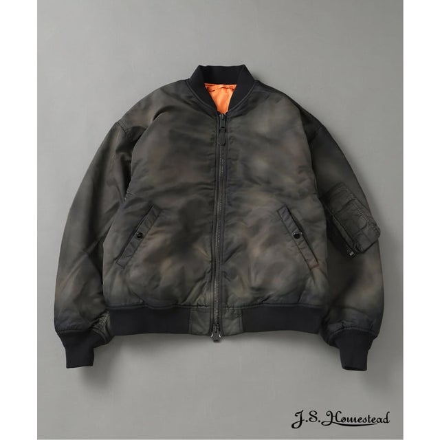 《予約》J.S.Homestead / ダークリー MA-1 （ブラック）