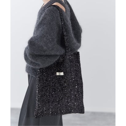 ジャーナルスタンダード レサージュ JOURNAL STANDARD L'ESSAGE 《追加予約》Uhr Friendship Projects Spangle トートバッグ （ブラック）｜詳細画像