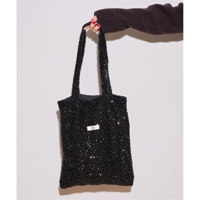 ジャーナルスタンダード レサージュ JOURNAL STANDARD L'ESSAGE 《追加予約》Uhr Friendship Projects Spangle トートバッグ （ブラック）｜詳細画像