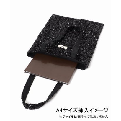 ジャーナルスタンダード レサージュ JOURNAL STANDARD L'ESSAGE 《追加予約》Uhr Friendship Projects Spangle トートバッグ （ブラック）｜詳細画像