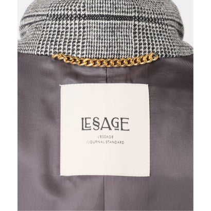 ジャーナルスタンダード レサージュ JOURNAL STANDARD L'ESSAGE グレンチェックジャケット（ブラック）｜詳細画像