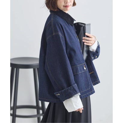 ジャーナルスタンダード レサージュ JOURNAL STANDARD L'ESSAGE カバーオールジャケット（ネイビー）｜詳細画像