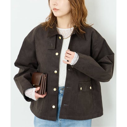 ジャーナルスタンダード レサージュ JOURNAL STANDARD L'ESSAGE カバーオールジャケット（ネイビー）｜詳細画像