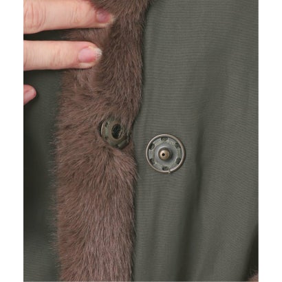 ジャーナルスタンダード レサージュ JOURNAL STANDARD L'ESSAGE COLLECTION PRIVEE？ ECOSHEARLING JK reversible ジャケット（カーキ）｜詳細画像