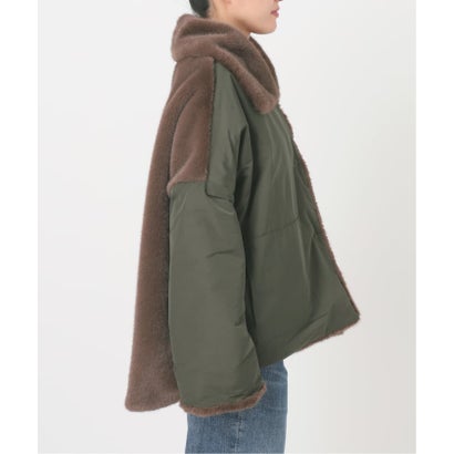 ジャーナルスタンダード レサージュ JOURNAL STANDARD L'ESSAGE COLLECTION PRIVEE？ ECOSHEARLING JK reversible ジャケット（カーキ）｜詳細画像