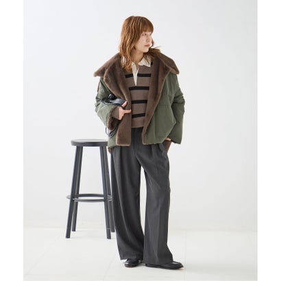 ジャーナルスタンダード レサージュ JOURNAL STANDARD L'ESSAGE COLLECTION PRIVEE？ ECOSHEARLING JK reversible ジャケット（カーキ）｜詳細画像