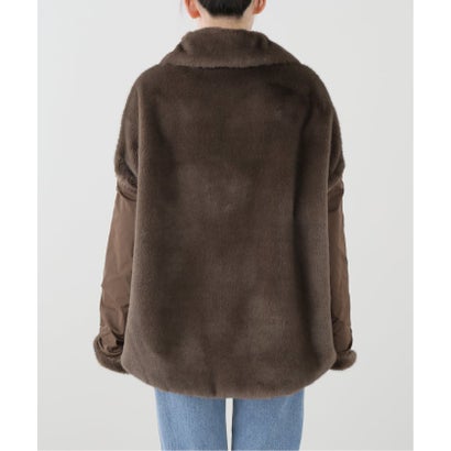 ジャーナルスタンダード レサージュ JOURNAL STANDARD L'ESSAGE COLLECTION PRIVEE？ ECOSHEARLING JK reversible ジャケット（カーキ）｜詳細画像
