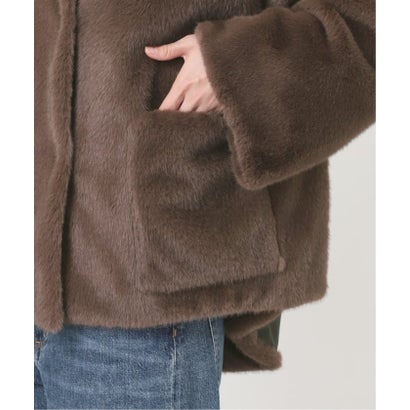 ジャーナルスタンダード レサージュ JOURNAL STANDARD L'ESSAGE COLLECTION PRIVEE？ ECOSHEARLING JK reversible ジャケット（カーキ）｜詳細画像