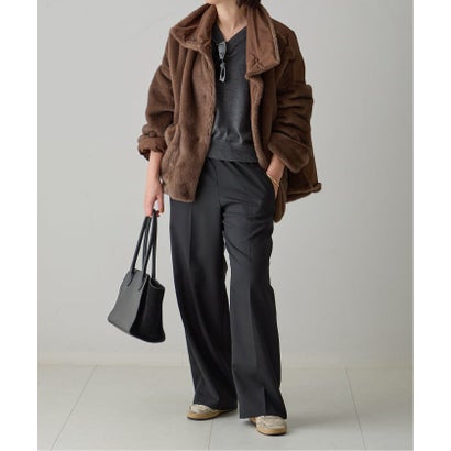 ジャーナルスタンダード レサージュ JOURNAL STANDARD L'ESSAGE COLLECTION PRIVEE？ ECOSHEARLING JK reversible ジャケット（カーキ）｜詳細画像