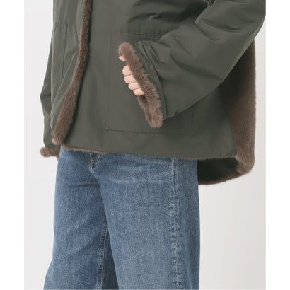 ジャーナルスタンダード レサージュ JOURNAL STANDARD L'ESSAGE COLLECTION PRIVEE？ ECOSHEARLING JK reversible ジャケット（カーキ）｜詳細画像