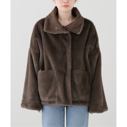 ジャーナルスタンダード レサージュ JOURNAL STANDARD L'ESSAGE COLLECTION PRIVEE？ ECOSHEARLING JK reversible ジャケット（カーキ）｜詳細画像