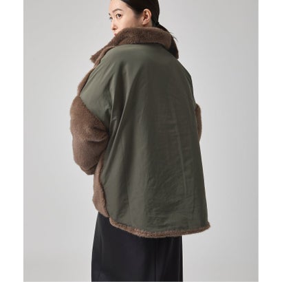 ジャーナルスタンダード レサージュ JOURNAL STANDARD L'ESSAGE COLLECTION PRIVEE？ ECOSHEARLING JK reversible ジャケット（カーキ）｜詳細画像
