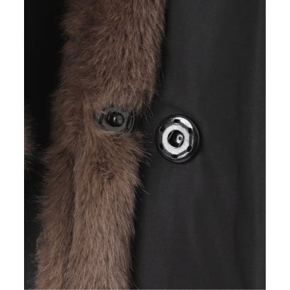 COLLECTION PRIVEE？ 別注 ECO-FUR JK hoodpockets ジャケット（ブラック A）｜詳細画像