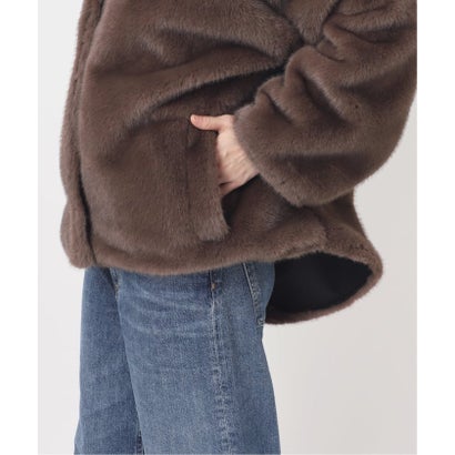 COLLECTION PRIVEE？ 別注 ECO-FUR JK hoodpockets ジャケット（ブラック A）｜詳細画像
