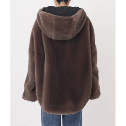 COLLECTION PRIVEE？ 別注 ECO-FUR JK hoodpockets ジャケット（ブラック A）｜詳細画像