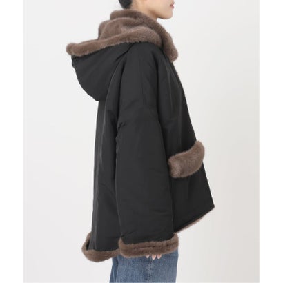 COLLECTION PRIVEE？ 別注 ECO-FUR JK hoodpockets ジャケット（ブラック A）｜詳細画像