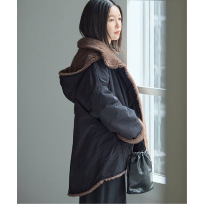 COLLECTION PRIVEE？ 別注 ECO-FUR JK hoodpockets ジャケット（ブラック A）｜詳細画像