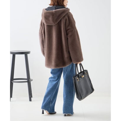 COLLECTION PRIVEE？ 別注 ECO-FUR JK hoodpockets ジャケット（ブラック A）｜詳細画像