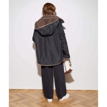 COLLECTION PRIVEE？ 別注 ECO-FUR JK hoodpockets ジャケット（ブラック A）｜詳細画像