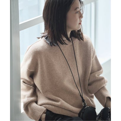 ジャーナルスタンダード レサージュ JOURNAL STANDARD L'ESSAGE 《予約》ISLAND TIDES/アイランド タイド 別注 ラムズウール クルーネック ニット （カーキ）｜詳細画像