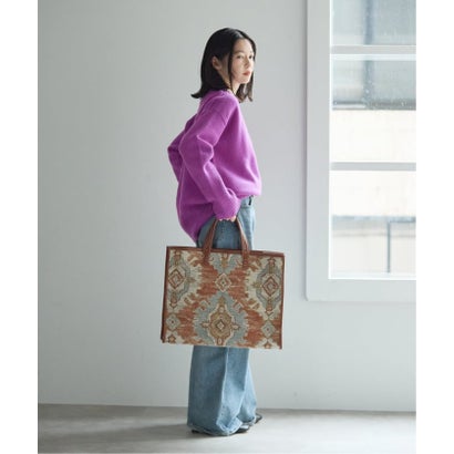 ジャーナルスタンダード レサージュ JOURNAL STANDARD L'ESSAGE 《予約》ISLAND TIDES/アイランド タイド 別注 ラムズウール クルーネック ニット （カーキ）｜詳細画像