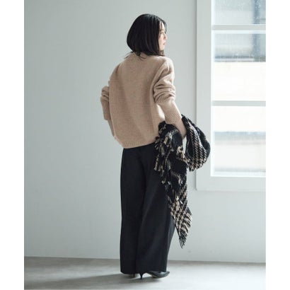 ジャーナルスタンダード レサージュ JOURNAL STANDARD L'ESSAGE 《予約》ISLAND TIDES/アイランド タイド 別注 ラムズウール クルーネック ニット （カーキ）｜詳細画像