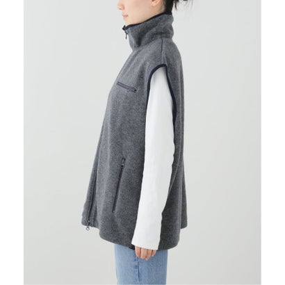 INSCRIRE/アンスクリア Fleece Vest ベスト （グレーA）｜詳細画像