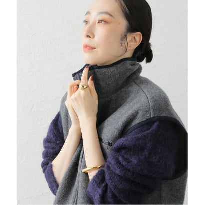 INSCRIRE/アンスクリア Fleece Vest ベスト （グレーA）｜詳細画像