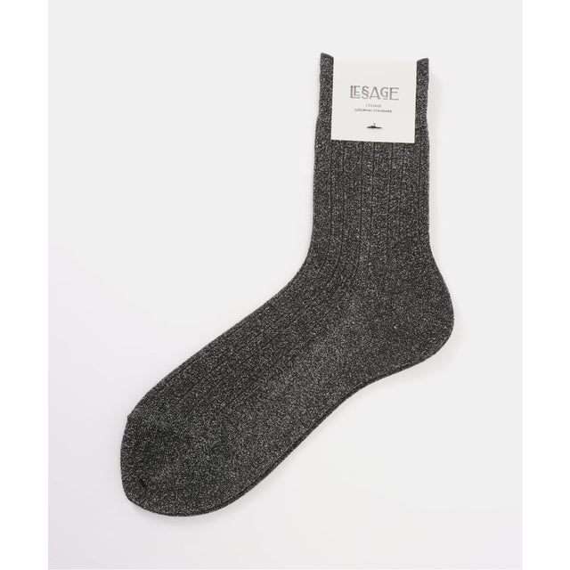 GLEN CLYDE/グレンクライド Glitter Sox ソックス （シルバー）
