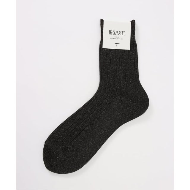 GLEN CLYDE/グレンクライド Glitter Sox ソックス （ブラック）