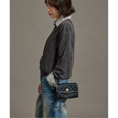 L'ESSENTIAL BIAGIOLI 18G Vネックプルオーバー （キャメル）｜詳細画像