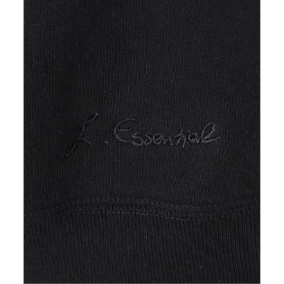 《追加予約》L' ESSENTIAL つり編みスウェットプルオーバー （ブラック）｜詳細画像