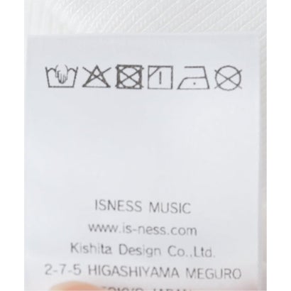 《予約》ISNESS MUSIC/イズネス ミュージック MINO SWEATSHIRT スウェット （ホワイト）｜詳細画像