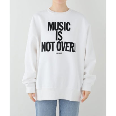 《予約》ISNESS MUSIC/イズネス ミュージック MINO SWEATSHIRT スウェット （ホワイト）｜詳細画像
