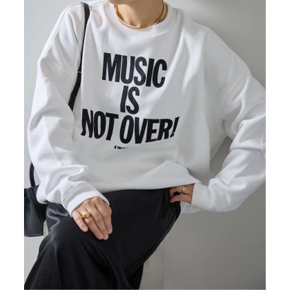 《予約》ISNESS MUSIC/イズネス ミュージック MINO SWEATSHIRT スウェット （ホワイト）｜詳細画像