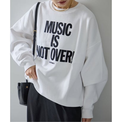 《予約》ISNESS MUSIC/イズネス ミュージック MINO SWEATSHIRT スウェット （ホワイト）｜詳細画像