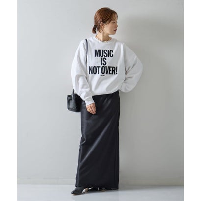 《予約》ISNESS MUSIC/イズネス ミュージック MINO SWEATSHIRT スウェット （ホワイト）｜詳細画像