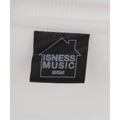 《予約》ISNESS MUSIC/イズネス ミュージック MINO SWEATSHIRT スウェット （ホワイト）｜詳細画像
