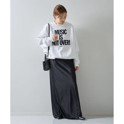《予約》ISNESS MUSIC/イズネス ミュージック MINO SWEATSHIRT スウェット （ホワイト）｜詳細画像