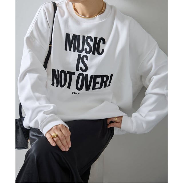 《予約》ISNESS MUSIC/イズネス ミュージック MINO SWEATSHIRT スウェット （ホワイト）
