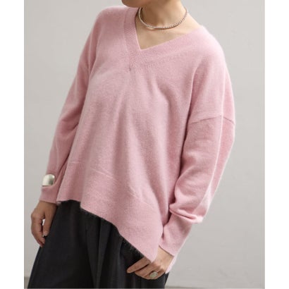 ジャーナルスタンダード レサージュ JOURNAL STANDARD L'ESSAGE 《予約》WashableアンゴラMIX Vネック プルオーバー （グレー）｜詳細画像