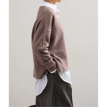 ジャーナルスタンダード レサージュ JOURNAL STANDARD L'ESSAGE 《予約》WashableアンゴラMIX Vネック プルオーバー （ピンク）｜詳細画像
