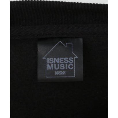 《予約》ISNESS MUSIC/イズネス ミュージック HOUSE SWEATSHIRT スウェット （ブラック）｜詳細画像