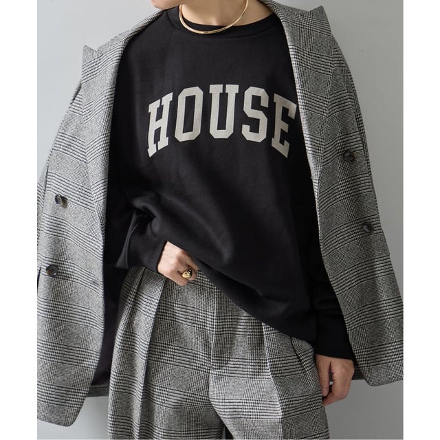 《予約》ISNESS MUSIC/イズネス ミュージック HOUSE SWEATSHIRT スウェット （ブラック）