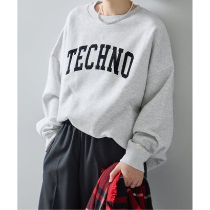 《予約》ISNESS MUSIC/イズネス ミュージック TECHNO SWEATSHIRTスウェット （グレーB）｜詳細画像