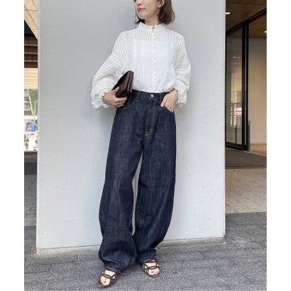 《追加》12.5oz バルーンデニムパンツ （ネイビー）｜詳細画像