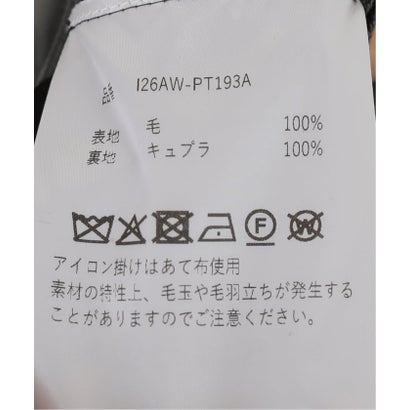 INSCRIRE/アンスクリア Glen Check Wide パンツ （グレーA）｜詳細画像