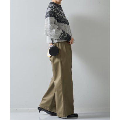 ジャーナルスタンダード レサージュ JOURNAL STANDARD L'ESSAGE JANE SMITH/ジェーンスミス 5G NORDIC YOKE セーター （グレーA）｜詳細画像